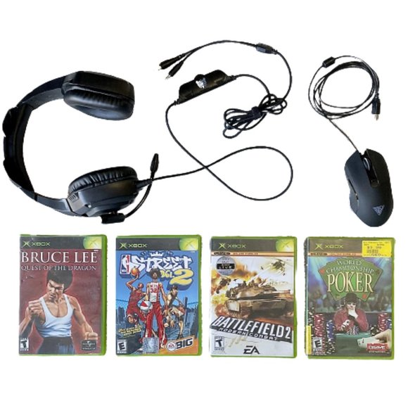 Headphones, Playing Mouse & 7 Games
